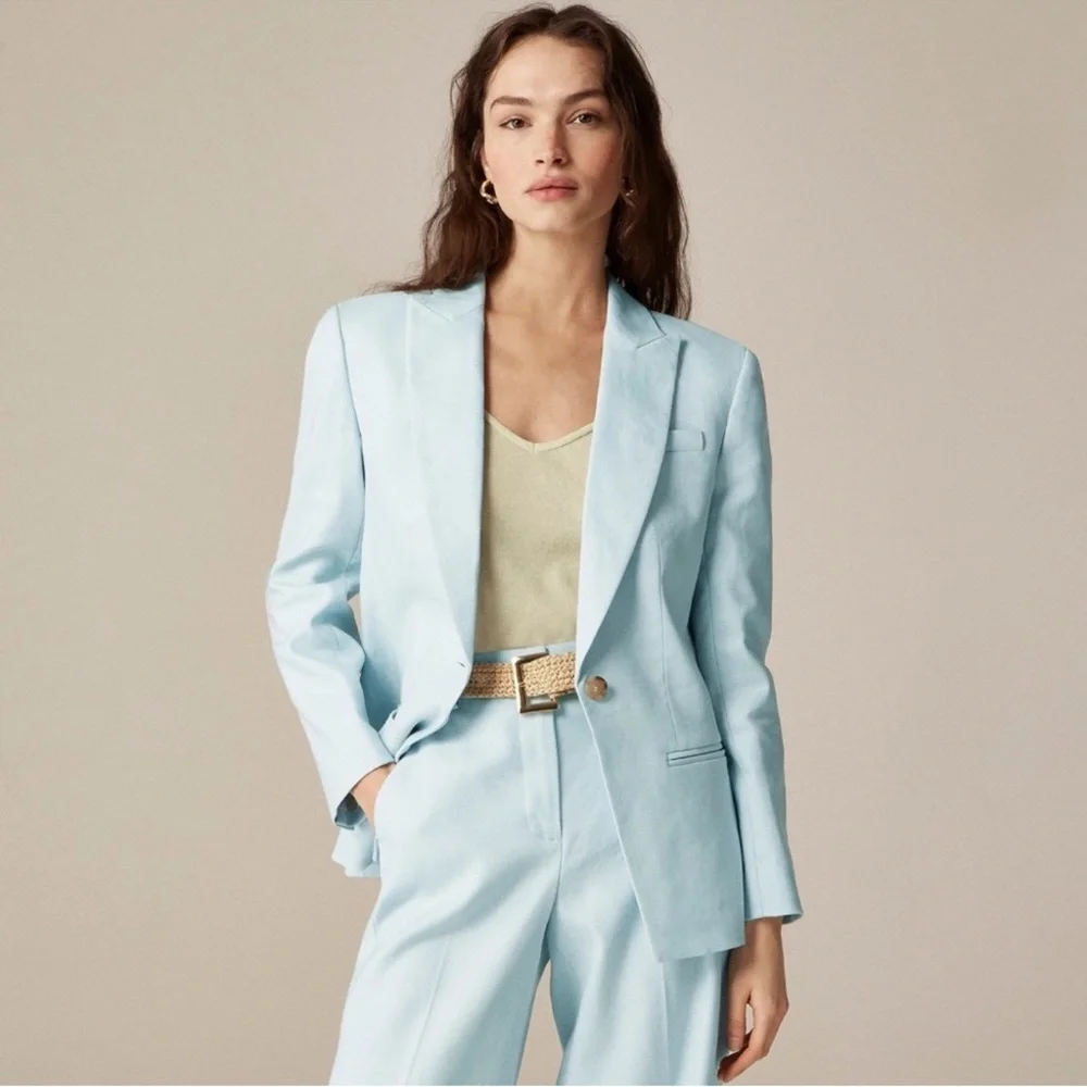 J. Crew Sky Blue Women's Blazer Jacket